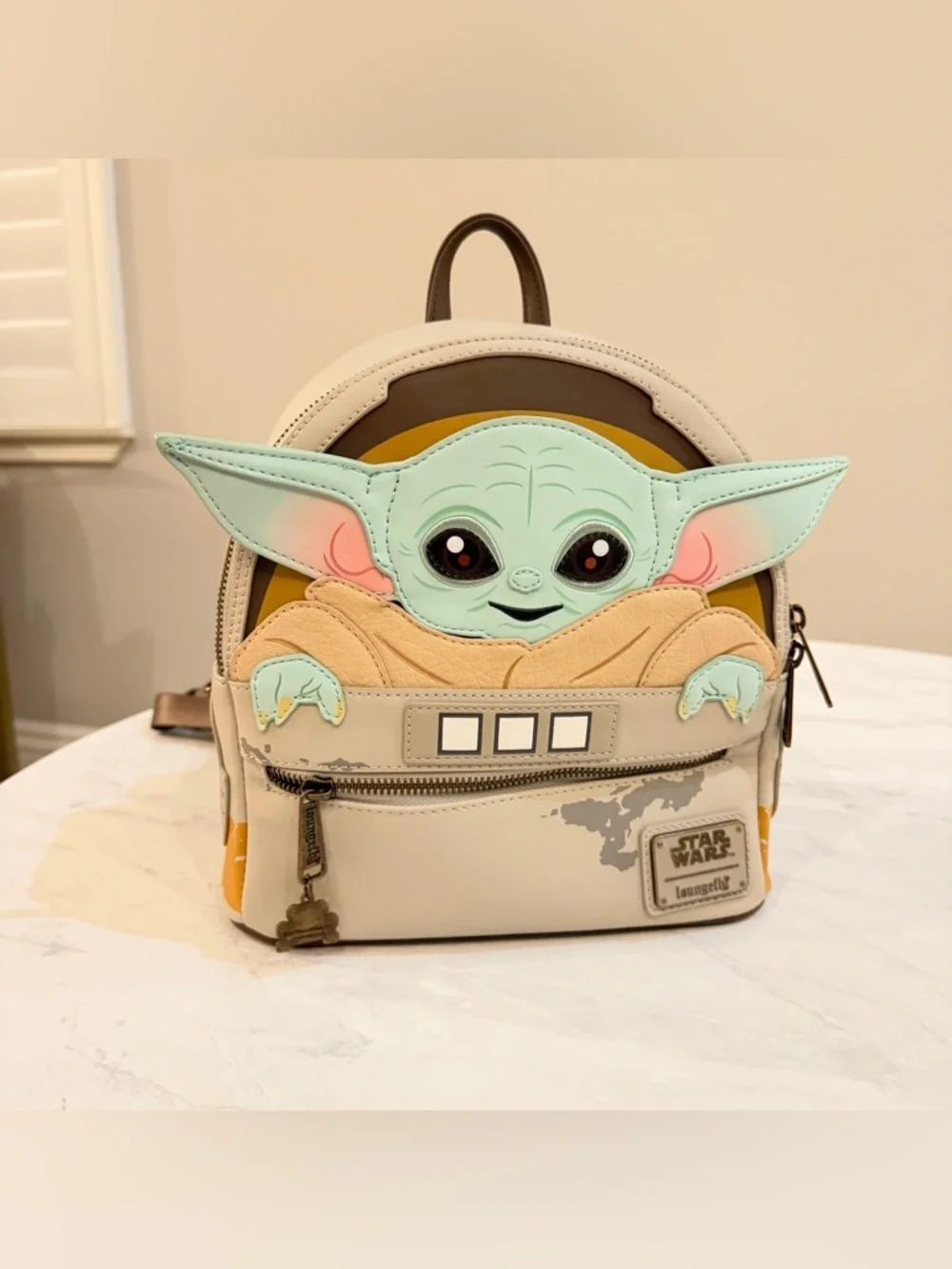 NEW Loungefly STAR WARS Mandalorian Baby Yoda The Child Mini Backpack